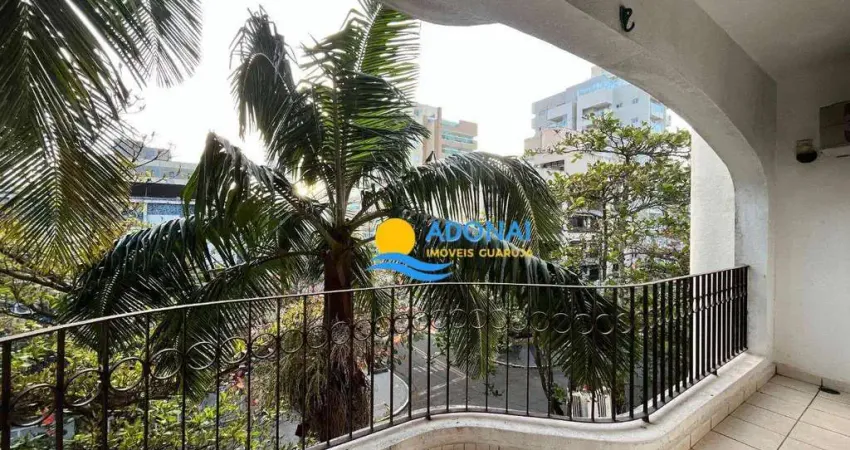 Apartamento com 3 dormitórios à venda, 85 m² por r$ 420.000,00 - enseada - guarujá/sp