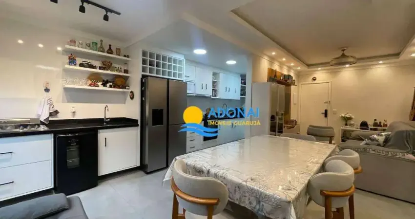 Apartamento com 1 dormitório à venda, 55 m² por r$ 380.000 - pitangueiras - guarujá/sp
