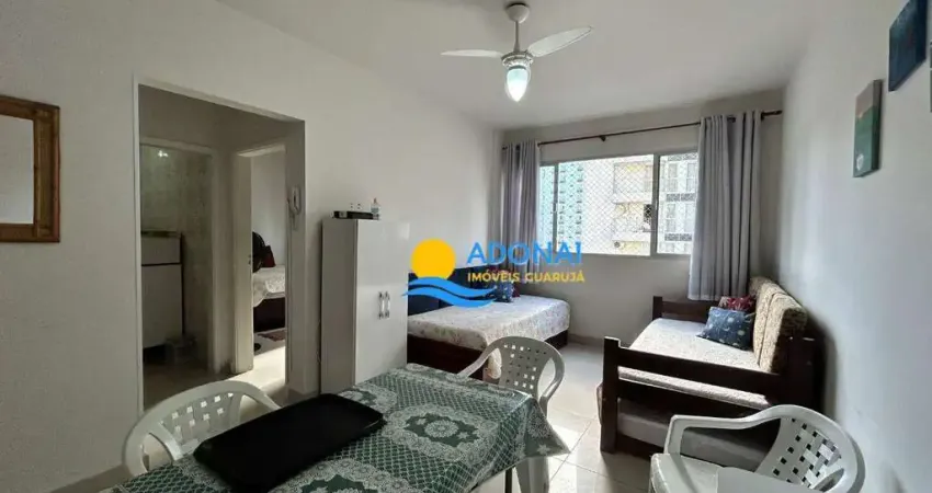 Apartamento com 1 dormitório à venda, 55 m² por r$ 320.000,00 - pitangueiras - guarujá/sp