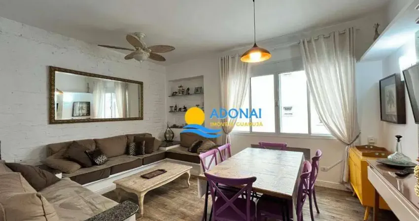 Apartamento com 2 dormitórios à venda, 90 m² por r$ 520.000,00 - pitangueiras - guarujá/sp