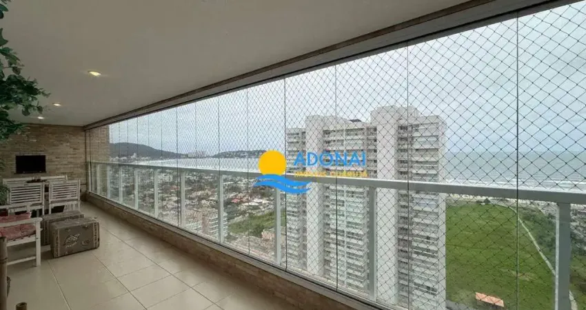 Apartamento com 4 dormitórios à venda, 124 m² por r$ 1.400.000,00 - enseada - guarujá/sp