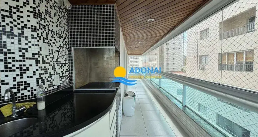 Apartamento com 3 dormitórios à venda, 120 m² por r$ 900.000,00 - jardim astúrias - guarujá/sp