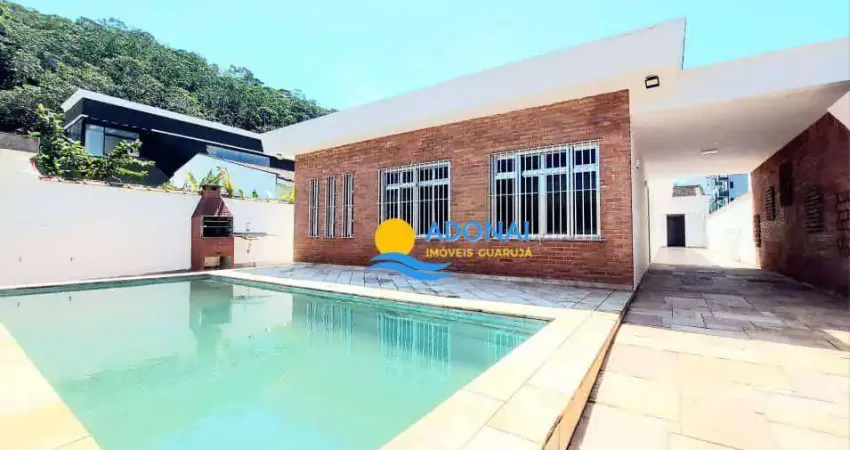 Casa no tombo, com 4 dormitórios à venda, 250 m² por r$ 1.200.000 - praia do tombo - guarujá/sp