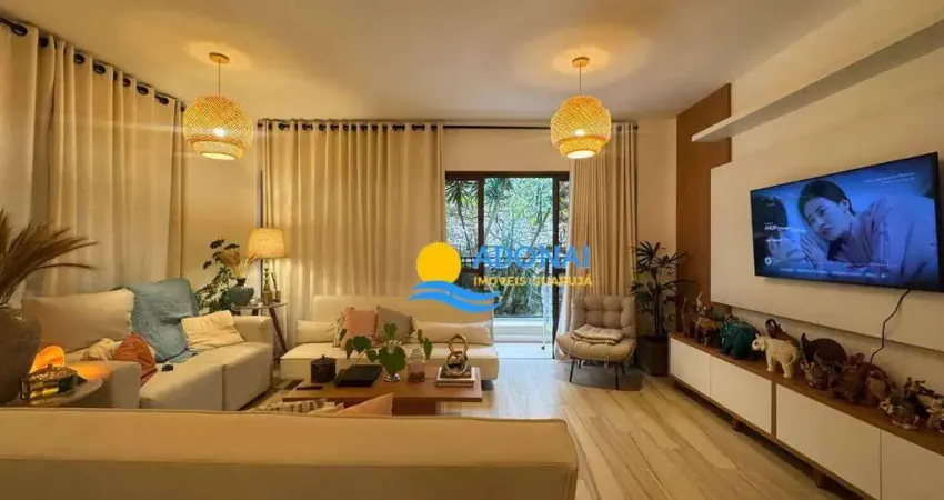 Apartamento com 3 dormitórios à venda, 146 m² por r$ 870.000,00 - pitangueiras - guarujá/sp