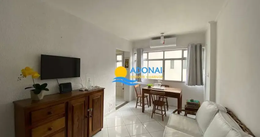 Apartamento com 1 dormitório à venda, 60 m² por r$ 380.000,00 - pitangueiras - guarujá/sp