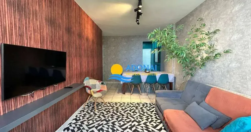 Apartamento com 1 dormitório à venda, 65 m² por r$ 460.000,00 - pitangueiras - guarujá/sp