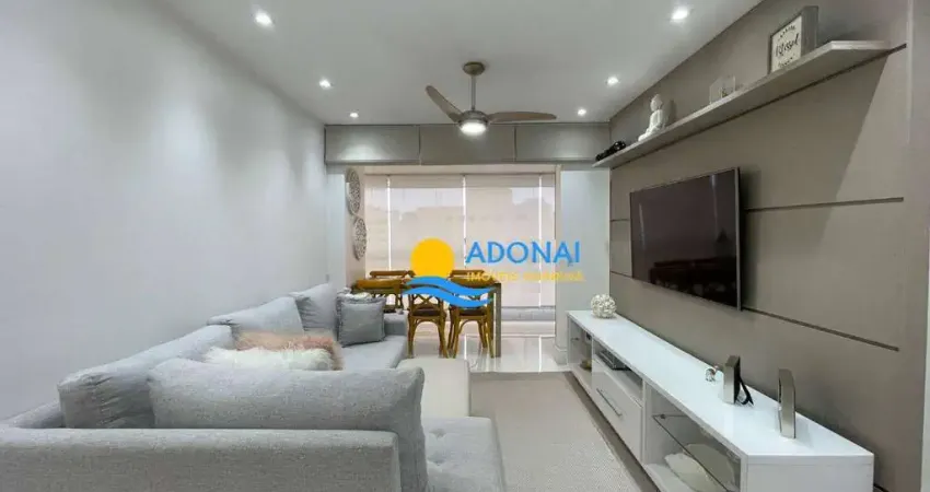 Apartamento com 3 dormitórios à venda, 130 m² por r$ 1.600.000,00 - jardim astúrias - guarujá/sp