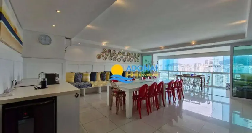 Apartamento com 3 dormitórios à venda, 210 m² por r$ 1.800.000,00 - pitangueiras - guarujá/sp
