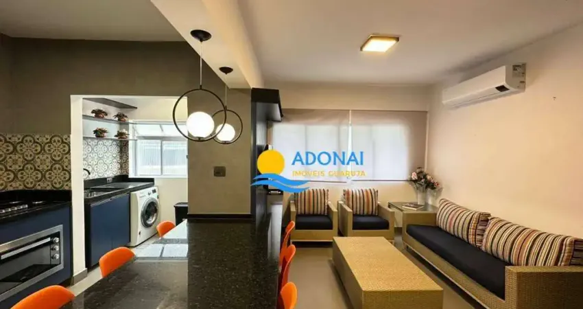 Apartamento com 2 dormitórios à venda, 65 m² por r$ 585.000,00 - tombo - guarujá/sp