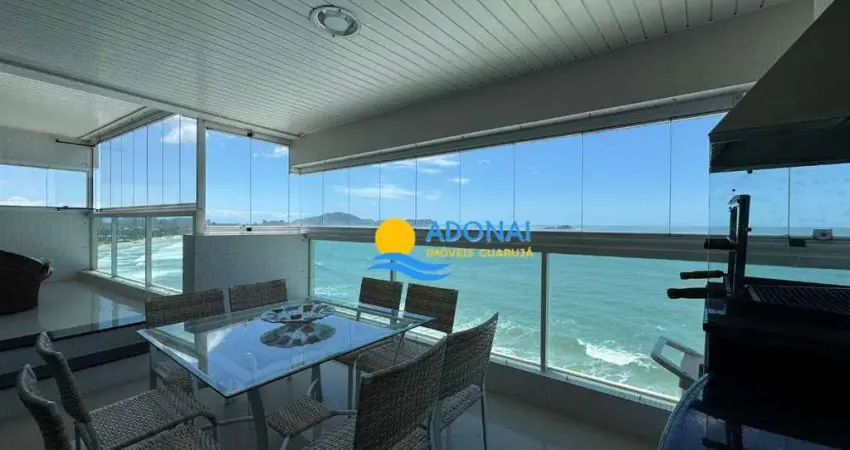 Apartamento com 3 dormitórios à venda, 186 m² por r$ 1.800.000 - pitangueiras - guarujá/sp