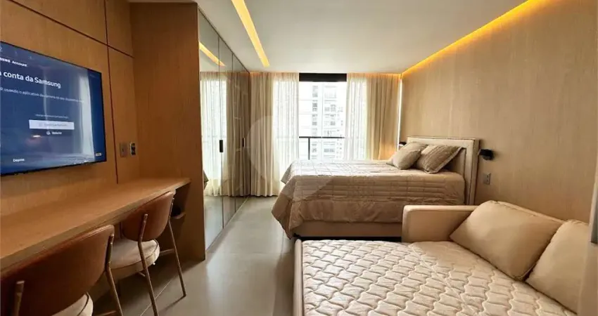 Studio Mobiliado para Locação no Itaim Bibi – Completo e Decorado
