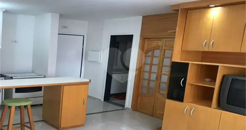 Apartamento Mobiliado para Locação na República - 39m² com 1 Dormitório e 1 Vaga de Garagem