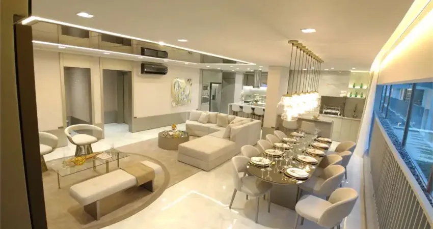 Apartamento de 166m² com 4 dormitórios, sendo 3 suítes, no galleria residence!