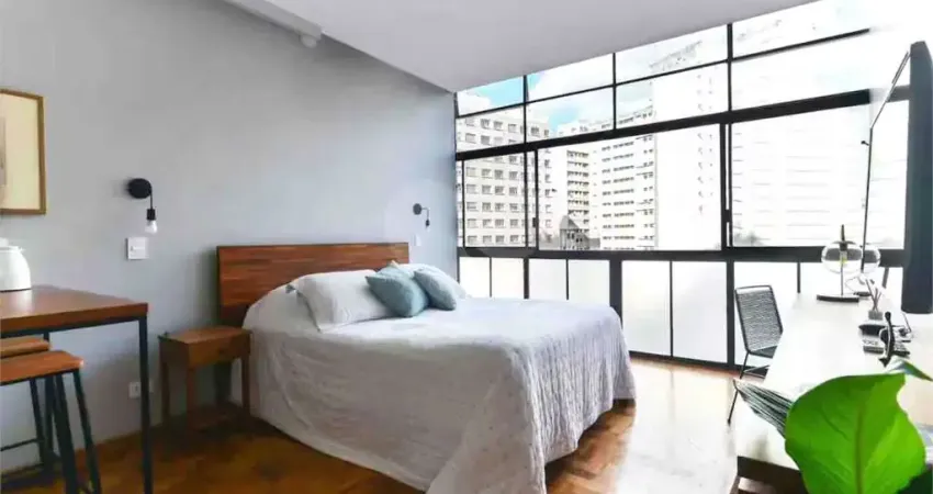 Studio mobiliado no edifício copan – viva o melhor do centro de são paulo