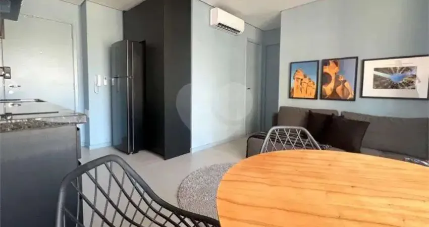 Apartamento de 39m² na região da Pompéia em São Paulo.
