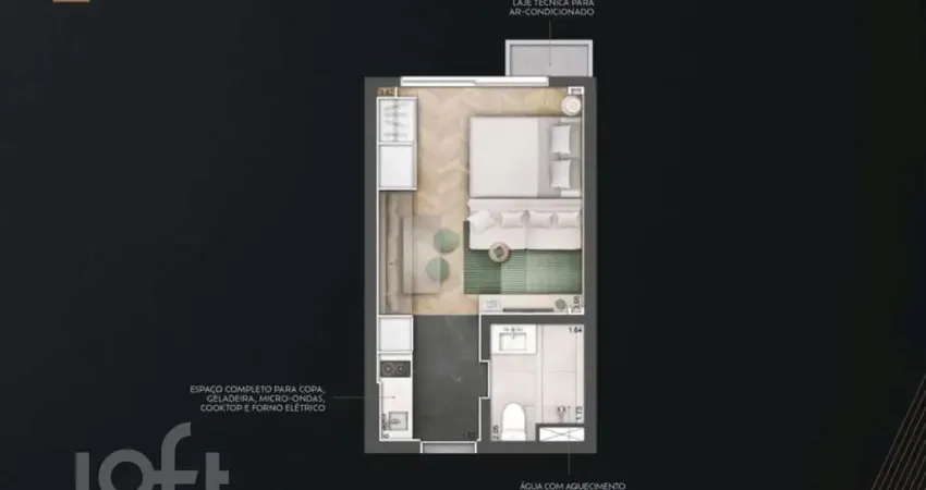 Apartamento com 1 quarto à venda na Avenida João Wallig, 100, Passo da Areia, Porto Alegre