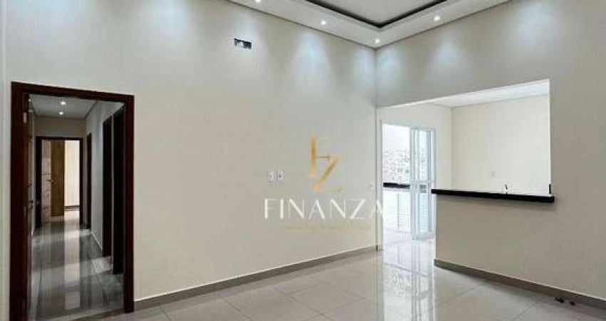 Casa com 3 dormitórios para alugar, 105 m² por R$ 4.854,00/mês - Jardins do Império - Indaiatuba/SP