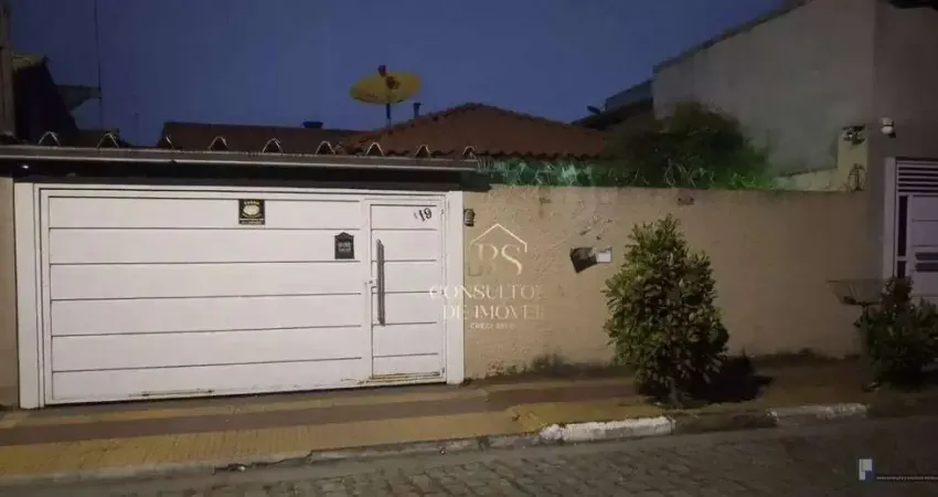CASA COM 3 DORMITÓRIOS, SALA, COZINHA, ÁREA DE SERVIÇO, 2 WCS, EDÍCULA INFERIOR E SUPERIOR, QUNTAL, 4 VAGAS DE GARAGEM COBERTA, PORTÃO ELETRONICO