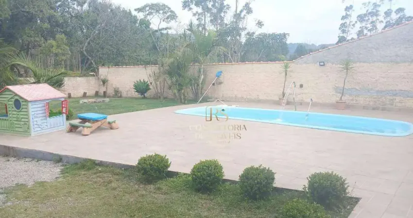 Chácara com 1 dormitório à venda, 300 m² por r$ 340.000 - chácara sete cruzes - suzano/sp