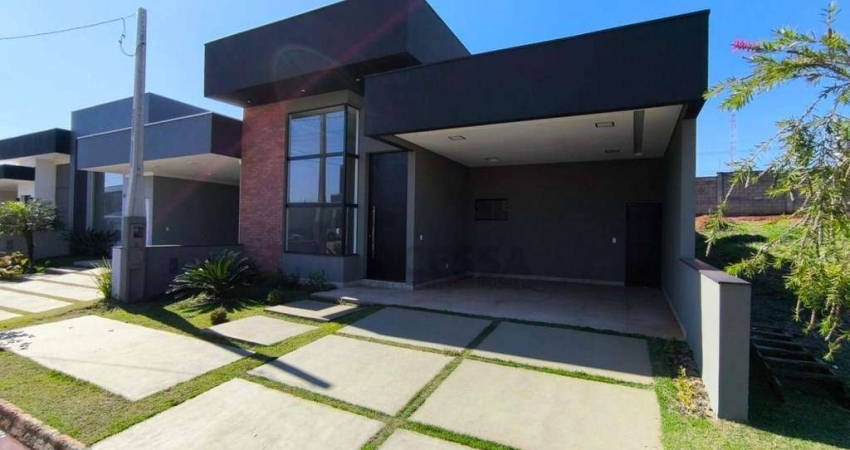 Casa com 3 dormitórios à venda, 170 m² por R$ 995.000 - Reserva Central Parque - Botucatu/SP