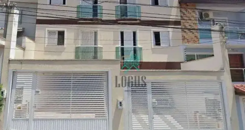 Cobertura com ótima disposição de 110m², composto por 2 dormitórios, à venda por R$570.000 - Vila Scarpelli, Santo André/SP