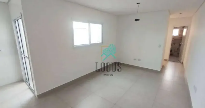 Apartamento de 50m² ótima disposição, 2 dormitórios sendo 1 com varanda, à venda por R$ 398.000 - Vila Pires, Santo André/SP