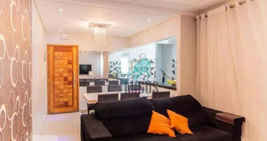 Cobertura com 4 dormitórios à venda, 180 m² por R$ 980.000,00 - Campestre - Santo André/SP