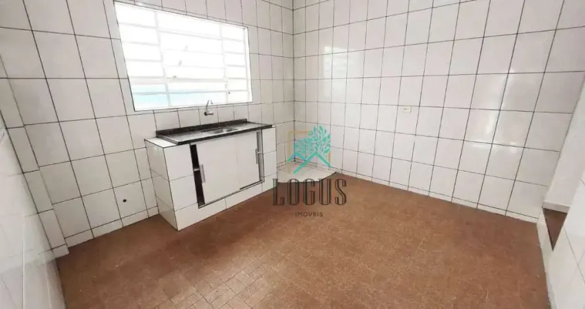 Casa com 1 dormitório para alugar, 80 m² por R$ 1.100,00/mês - Jardim Silvina - São Bernardo do Campo/SP