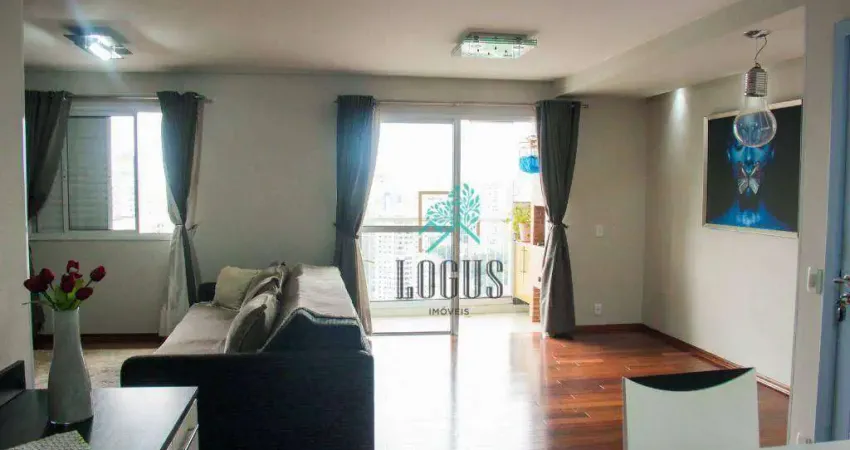 Apartamento IMPECÁVEL!!! Condomínio Espaço Jardins de 137m², composto por 3 quartos 3 suítes, à venda por R$ 1.480.000 - Bairro Jardim, Santo André/SP