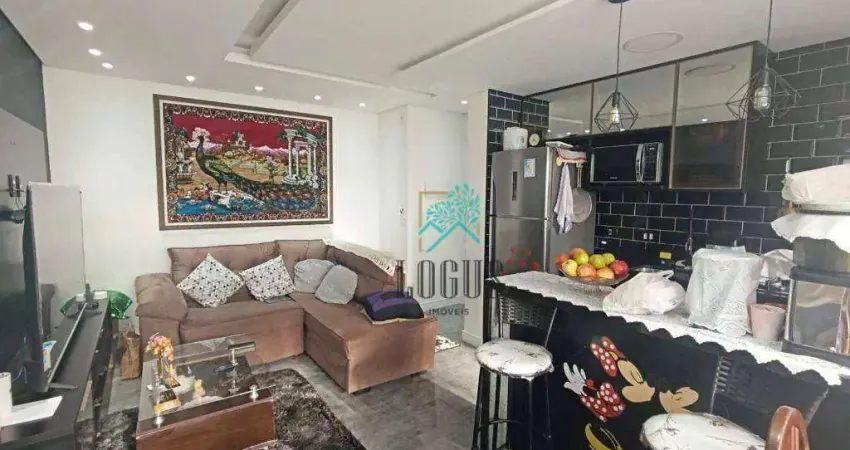Apartamento IMPECÁVEL no Condomínio Levita com 47m² composto por 2 dormitórios, à venda por R$ 368.000 - Centro, Diadema/SP