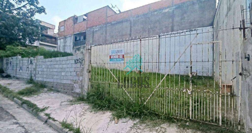 Terreno de esquina com 217,50m², á venda por R$ 205.000 - João de Barro, SBC/SP