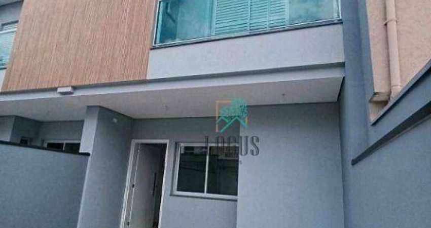 Sobrado NOVO, com ótima disposição de 150m² composto por 3 quartos sendo 3 suítes, à venda por R$ 1.115.000 - Vila Marina, Santo André/SP