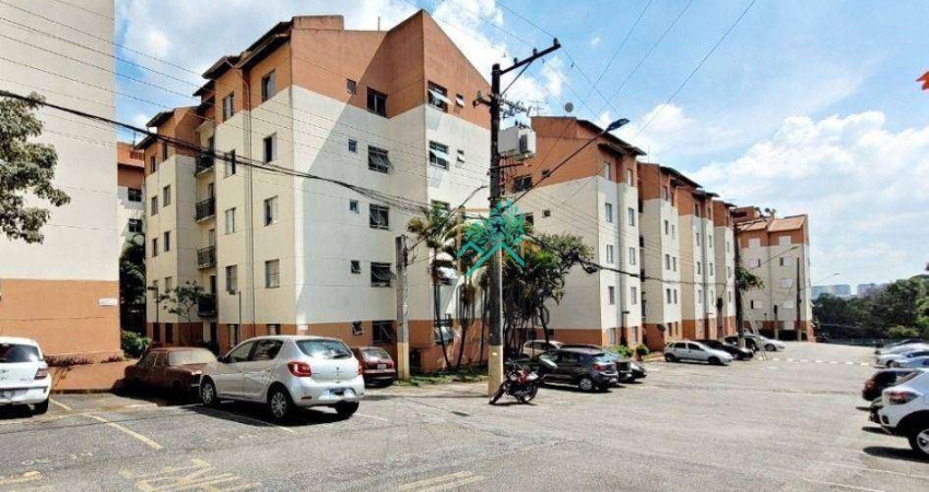 Apartamento com ótima disposição 50m², composto por 2 dormitórios, á venda por R$ 225.000 - Jardim Arco-íris, Diadema/SP
