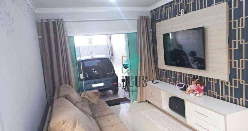 Casa térrea com 75m² de área construída composto por 1 dormitório, à venda por R$ 310.000 - Vila São José, SBC/SP