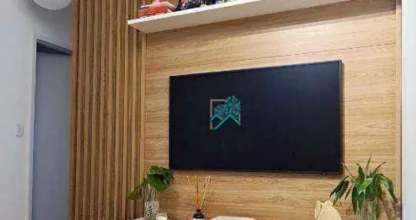Apartamento IMPECÁVEL ótima disposição, 52m² com 2 quartos, á venda por R$ 340.000 - Vila Guiomar, Santo André/SP