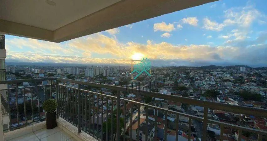 Apartamento IMPECÁVEL com ótima disposição, 55m² com 2 quartos, à venda por R$ 470.000 - Vila Eldízia, Santo André/SP