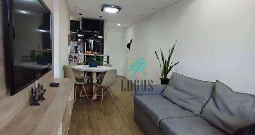 Apartamento IMPECÁVEL Condomínio IDEALE DEMARCHI, com ótima disposição 54m² composto por 2 dormitórios, à venda por R$ 392.000 - DEMARCHI, SBC/SP