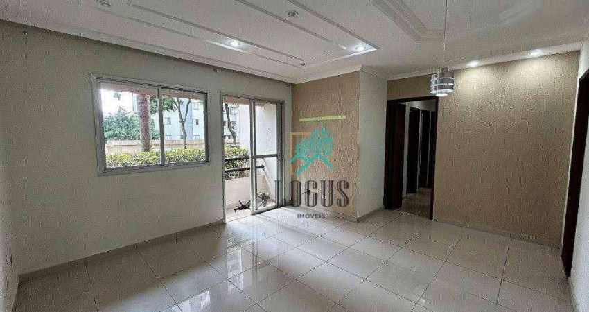 Apartamento Impecável no Condomínio Castelo de Dove com 69m² composto por 3 dormitórios, à venda por R$ 470.000 - Planalto, SBC/SP