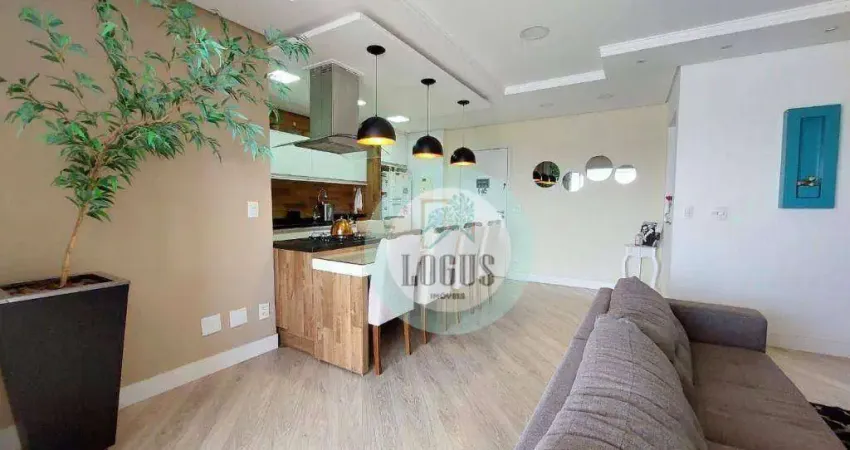 Apartamento no Gran Village com 81m² composto 2 dormitórios sendo 1 suíte, à venda por R$ 759.000 - Independência, SBC/SP