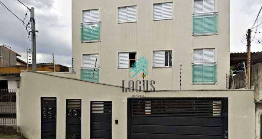 Cobertura com ótima disposição de 110m² bem distribuído, 2 quartos, à venda por R$ 350.000 - Pq. João Ramalho - Santo André/SP