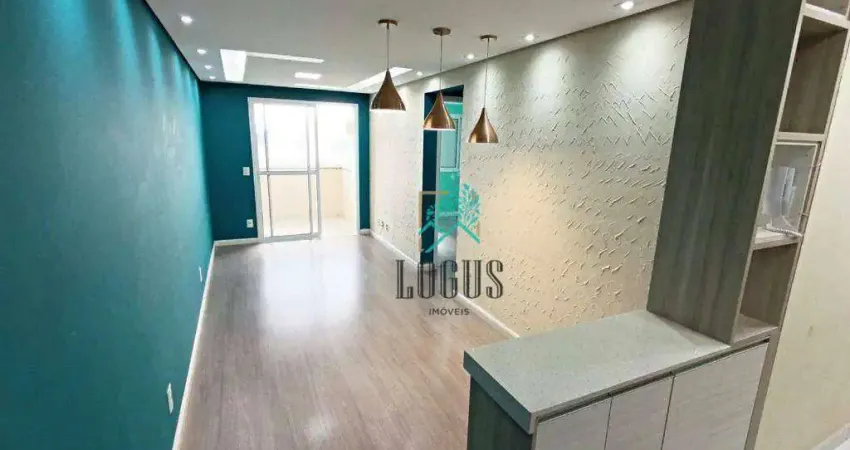 Apartamento IMPECÁVEL Condomínio IDEALE Demarchi, com ótima disposição 54m² composto por 2 dormitórios, à venda por R$ 400.000 - DEMARCHI, SBC/SP