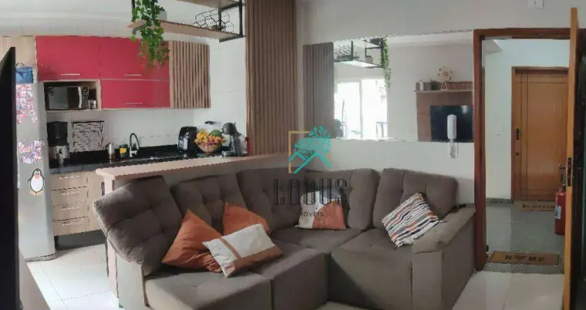 Apartamento com 2 dormitórios à venda, 55 m² por r$ 426.000,00 - vila aquilino - santo andré/sp