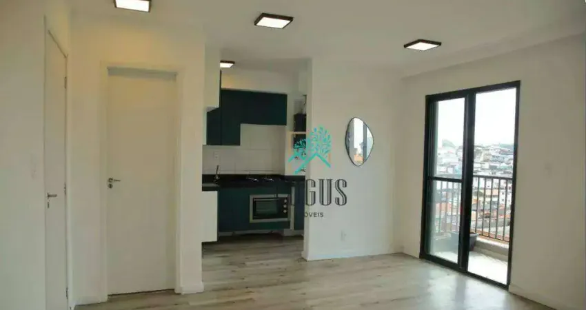 Apartamento com 1 dormitório à venda, 44 m² por r$ 330.000,00 - taboão - são bernardo do campo/sp