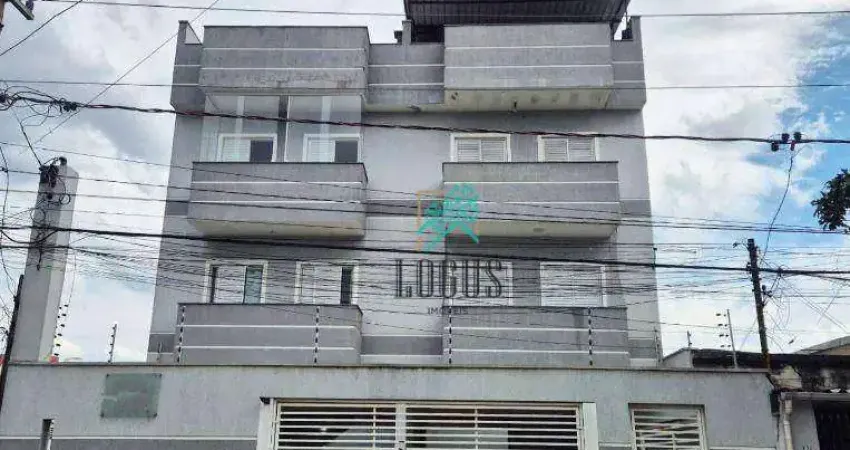 Apartamento com ótima disposição de 50m², 2 quartos, à venda por r$ 330.000 - vila junqueira, santo andré/sp