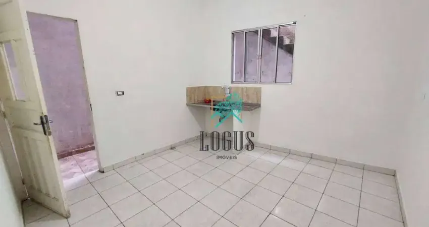 Casa com 1 dormitório para alugar, 50 m² por r$ 850,00/mês - jardim oriental - santo andré/sp