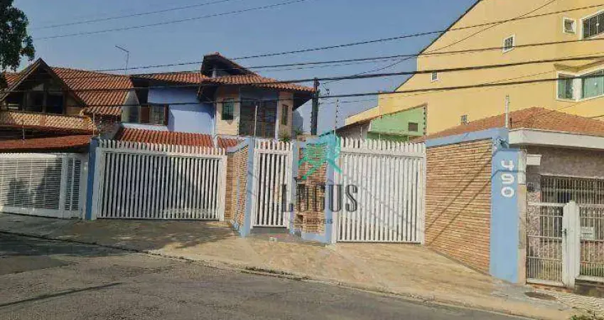 Sobrado com 4 dormitórios, 338 m² - venda por r$ 1.990.000,00 ou aluguel por r$ 10.583,33/mês - campestre - santo andré/sp