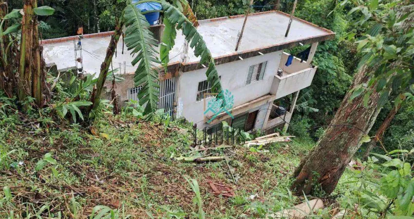 Casa com 1 dormitório à venda, 234 m² por r$ 170.000,00 - cidade recreio da borda do campo - santo andré/sp