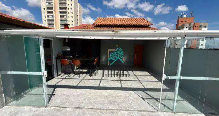 Cobertura sem condomínio à venda, 140 metros quadrados, 3 quartos (1 suíte), Bairro Valparaíso em Santo André.