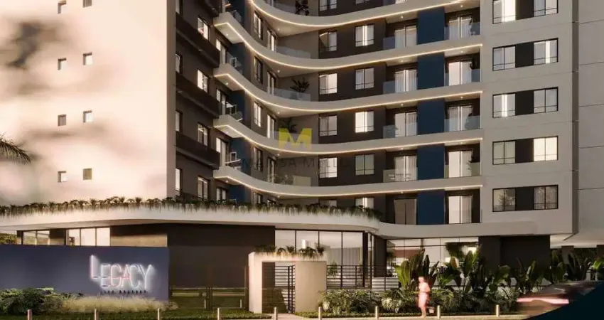 Maravilhoso apartamento à venda, no residencial legacy life concept no centro de pinhais,  com 1 a 2 quartos, 30,71m²