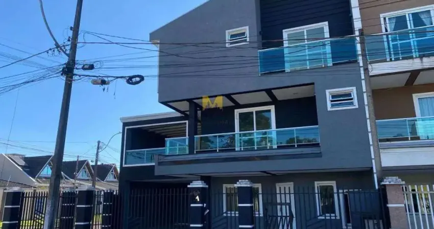 Maravilhosa casa triplex à venda com 3 quartos 1 suíte , espaço gourmet, 210m² ,3 quadras do centro de piraquara,bairro araçatuba